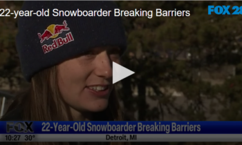 22-year-old Snowboarder Breaking Barriers