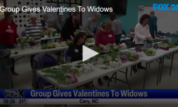 Group Gives Valentines to Widows