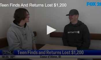 Teen Finds and Returns Lost $1,200