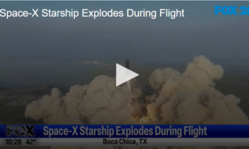 Space-X Starship Explodes During Flight