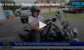 Air Force Vet Shares Passion for Harley-Davidsons