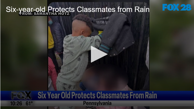 Six-year-old Protects Classmates from Rain FOX 28 Spokane