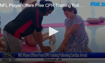 NFL Player Offers Free CPR Training Following Cardiac Arrest