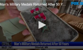 Man’s Military Medals Returned After 50 Years