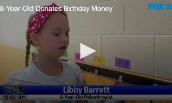 8-Year-Old Donates Birthday Money