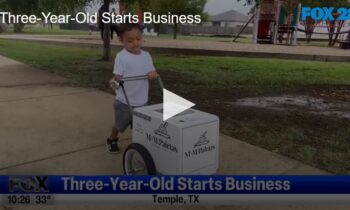 Three-Year-Old Starts Business