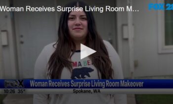 Woman Receives Surprise Living Room Makeover