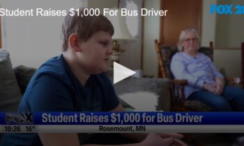 Student Raises $1,000 For Bus Driver