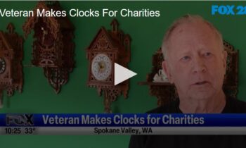 Veteran Makes Clocks for Charities