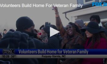 Volunteers Build Home For Veteran Family