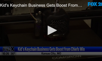 Kid’s Keychain Business Gets Boost From Chiefs Win