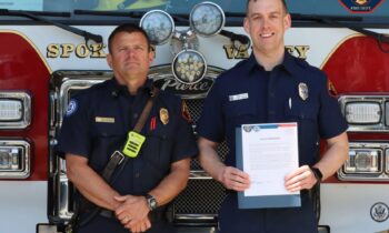 3 Spokane Valley Fire Department firefighters receive Letter of Commendation