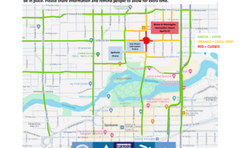 Businesses prepare for road work to begin in downtown Spokane