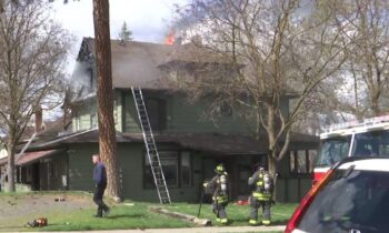 Spokane apartment fire leads to one person being transported to hospital