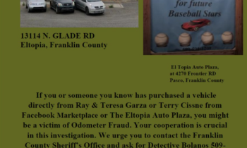 Franklin, Adams County Sheriff’s Offices investigating odometer fraud