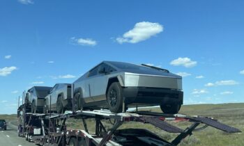 Tesla Cybertrucks spotted, possibly heading towards Spokane