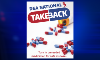 Safely discard unwanted prescription drugs this Saturday