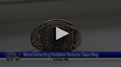 Metal detecting hobbiest returns class ring.