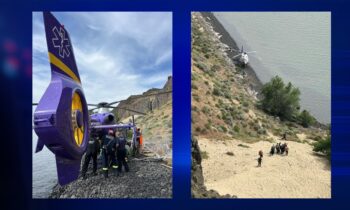 Climber airlifted to hospital after falling from cliff near Columbia River