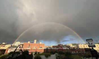 Double rainbow all the way: Rainbows seen over Inland Northwest