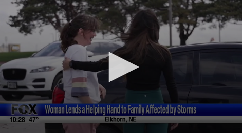 Woman Lends A Helping Hand To Family Affected By Storms May 8th 2024