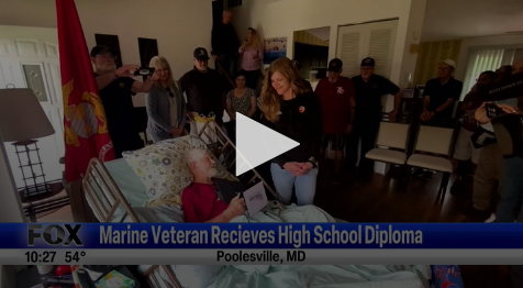 Marine Veteran Receives High School Diploma May 21st 2024