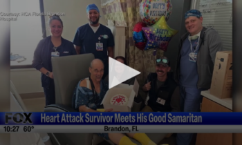 Heart Attack Survivor Meets His Good Samaritan