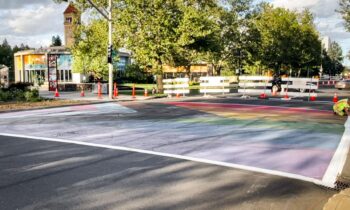 Lime places ‘no-ride-zone’ around Spokane Pride mural after vandalism