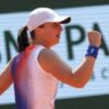 Swiatek returns to French Open final as Paolini stops Andreeva