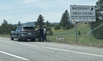 Car rolls over into field off I-90 near Washington-Idaho state line