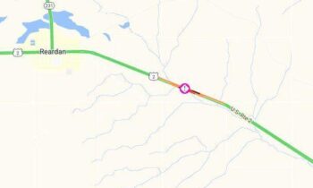 Eastbound US-2 open near Reardan