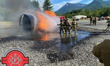 Pullman firefighters train at the Washington Fire Academy