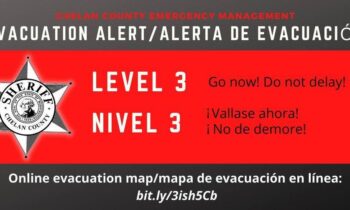 Evacuation levels lowered to Level 1 (Be Ready) for Number 2 Canyon Fire