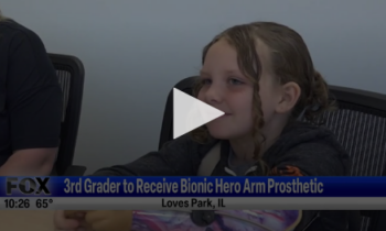 3rd Grader To Receive Bionic Hero Arm Prosthetic June 11th 2024