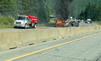 Ambulance carrying man with extreme heart failure catches fire on way to Spokane, patient safe