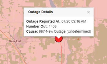 Deer Park power outage impacts 1,500 households