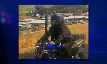 Moscow police department looking for motorcyclist accused of fleeing police