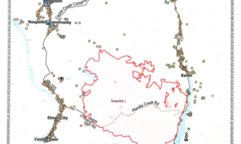 Swawilla Fire grows to 43,000 acres, threatens homes