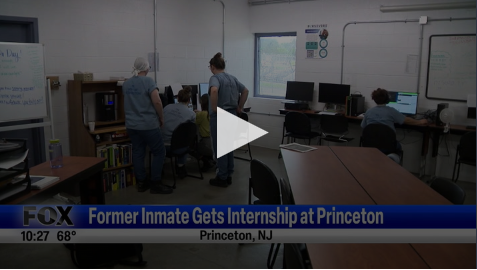 Former Inmate gets Internship at Princeton. July 3rd 2024
