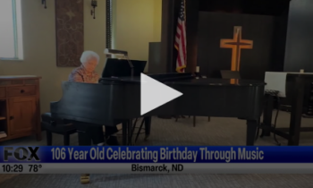 106-year-old Celebrating Birthday Through Music