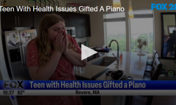 Teen With Health Issues Gifted A Piano