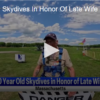 90 year old skydives in honor of late wife July 16, 2024