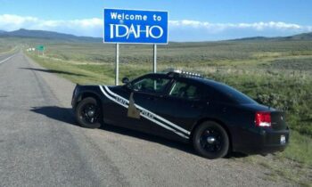 Overturned tanker semi-truck blocks State Highway 41 near Post Falls