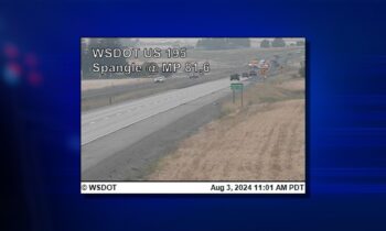 Crash near Spangle slows traffic