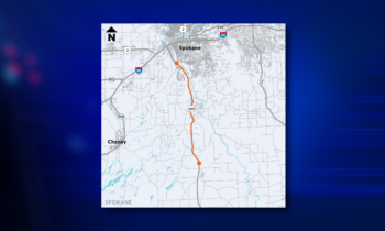 Expect delays on northbound U.S. 195 between Spangle and Spokane due to repaving project