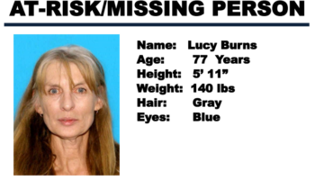 Okanogan County Sheriff’s Office searching for missing 77-year-old woman