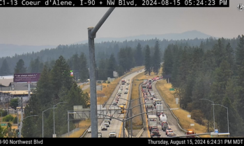 I-90 west car crash near Coeur d’Alene causes rush hour traffic delays