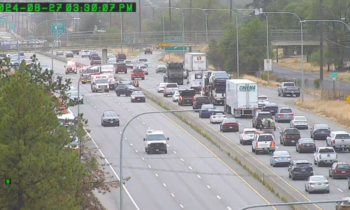 Multi-car crash causes traffic backup on I-90 eastbound west of Freya