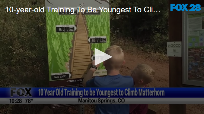 10 year old training to be the youngest to climb matterhorn August 6th 2024