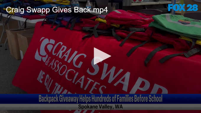 Craig Swapp Gives Back FOX 28 Spokane